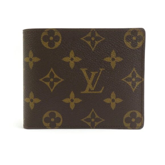 Auth LOUIS VUITTON Monogram Bifold Wallet Brown - Picture 3 of 8